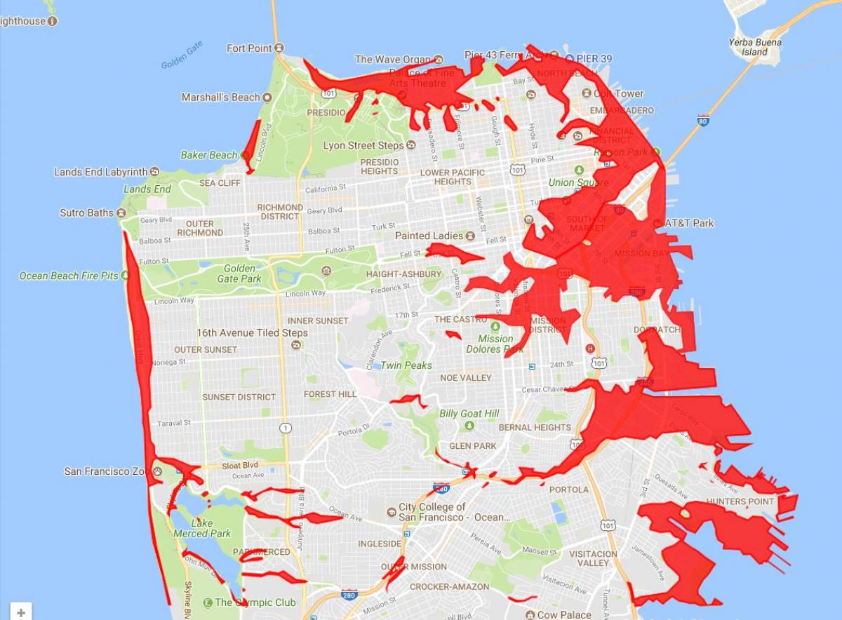 San Francisko fushat për të shmangur hartë