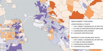 Harta e San Franciskos gentrification