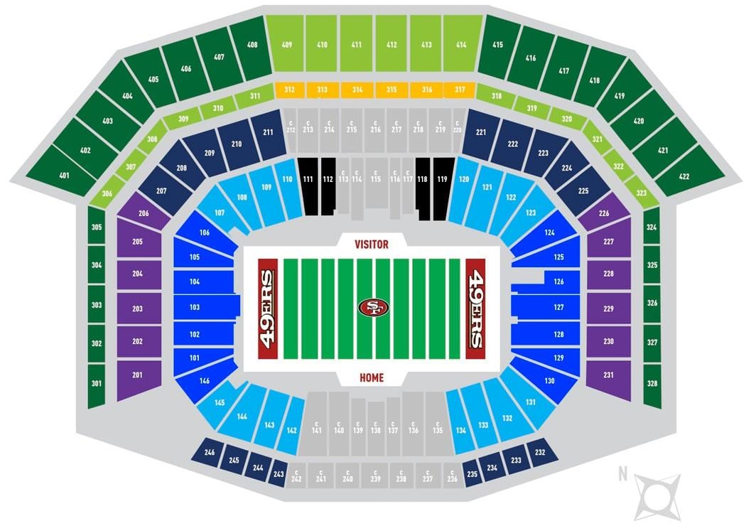 Harta e 49ers parking 