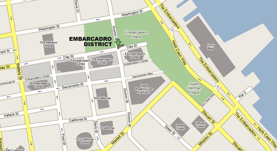Harta e embarcadero San Francisko