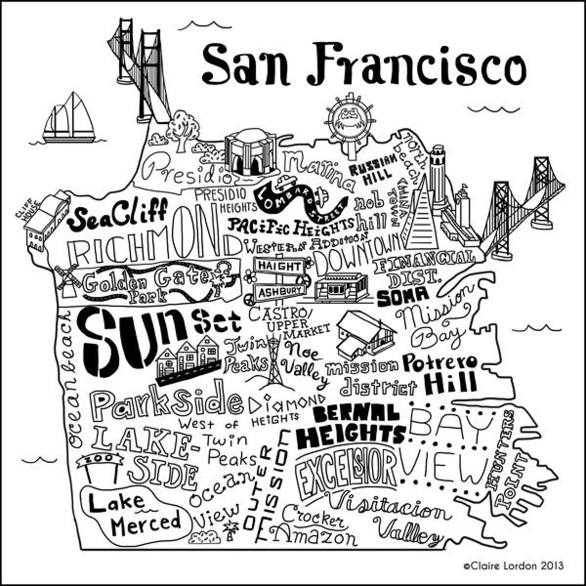 Harta e ruajtur San Francisko