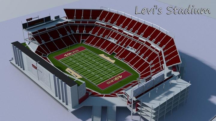 levi e stadiumit hartë 3d