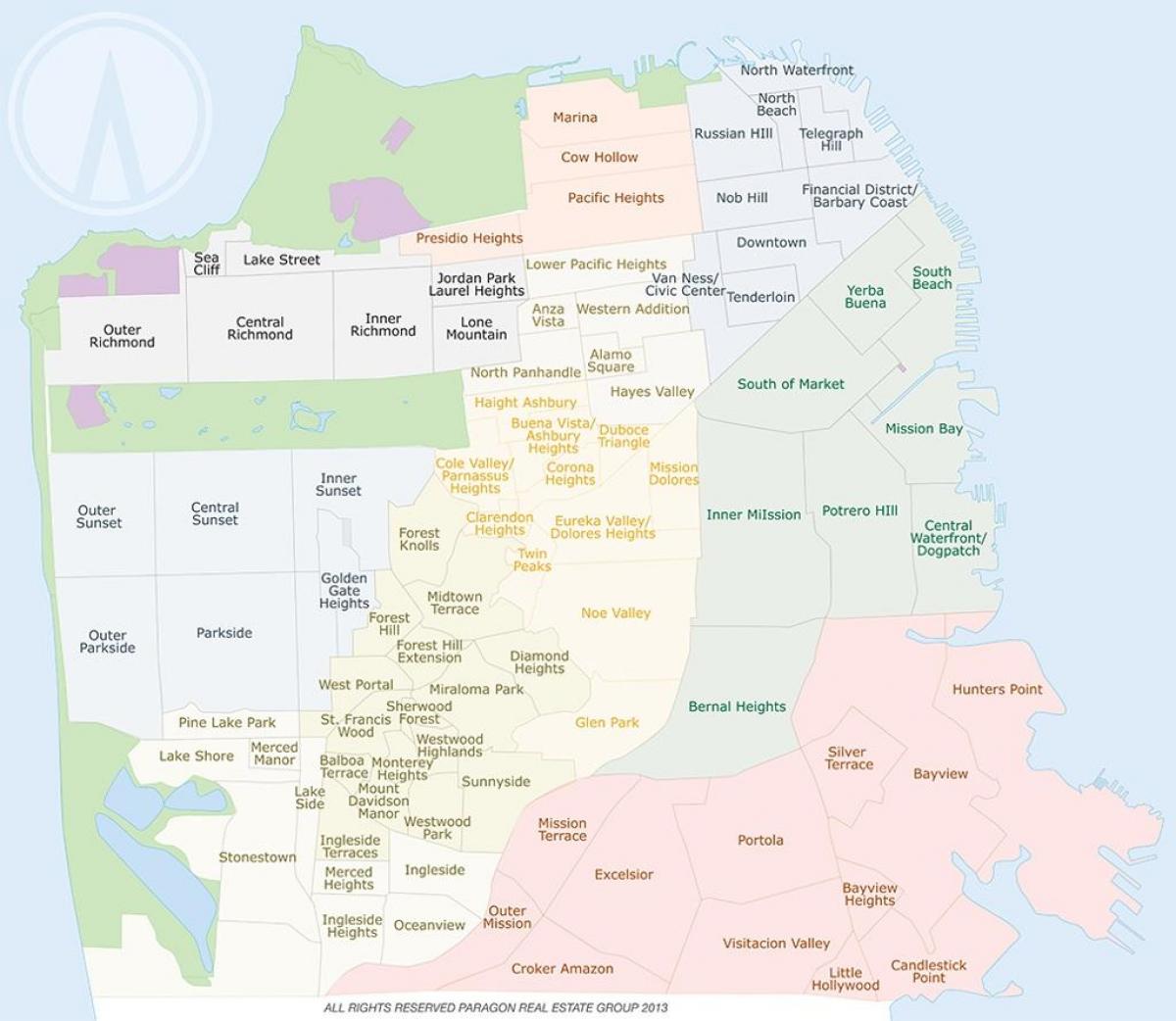 Harta e lopë uritur San Francisko