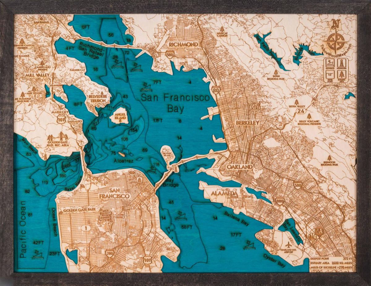 Harta e San Franciskos druri