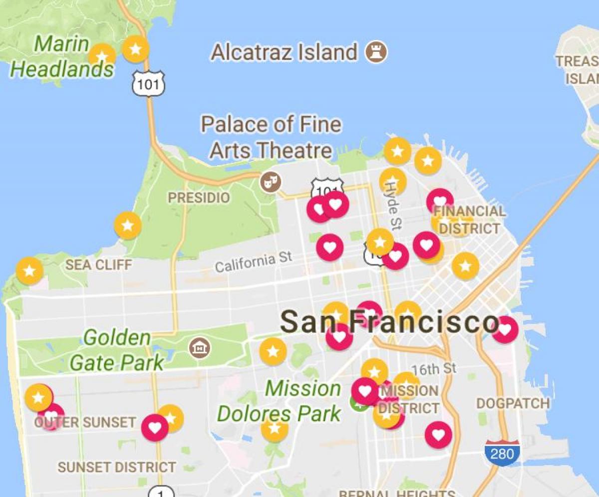 Harta e San Francisko në qarkun financiar të