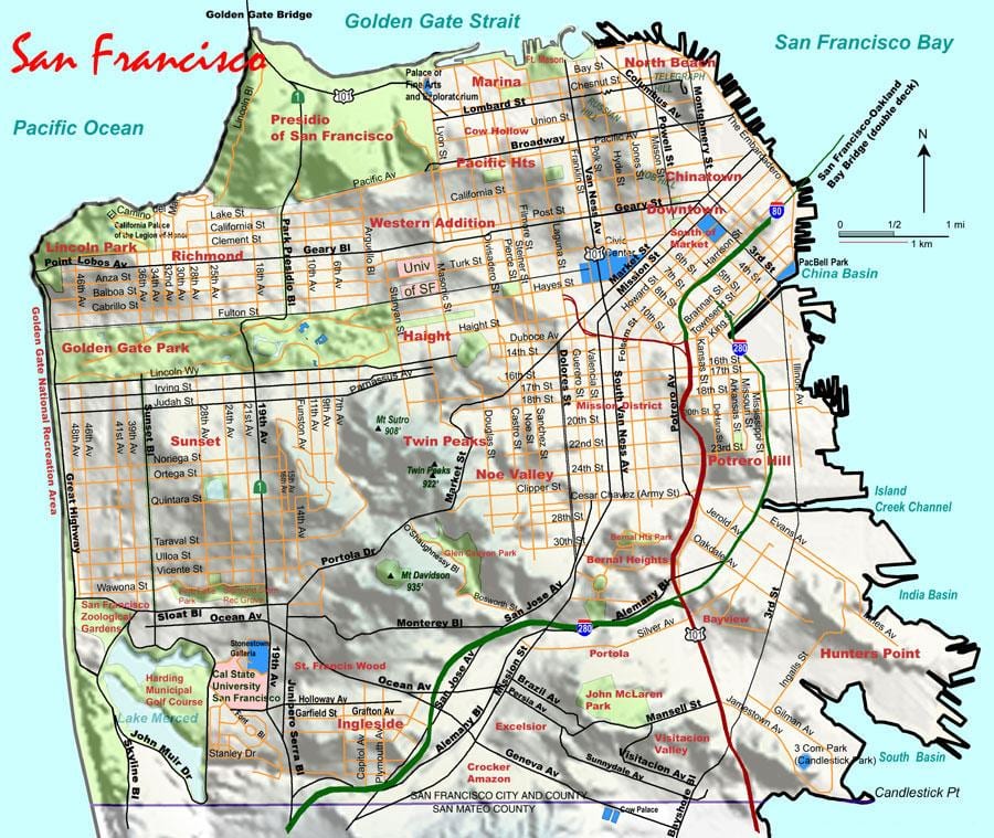 ap e San Franciskos lartësi