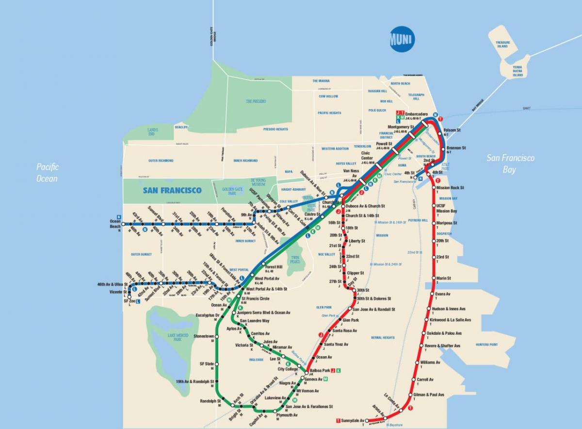 Harta e San Franciskos muni app