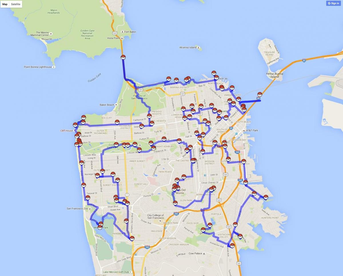 Harta e San Franciskos pokemon