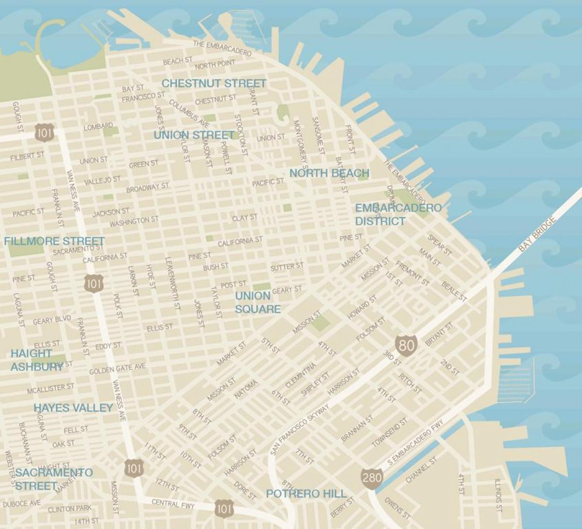 Harta e San Franciskos veshjeve të qarkut