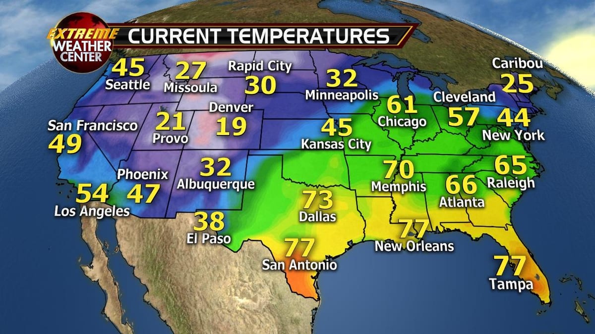 Ma e San Franciskos temperatura