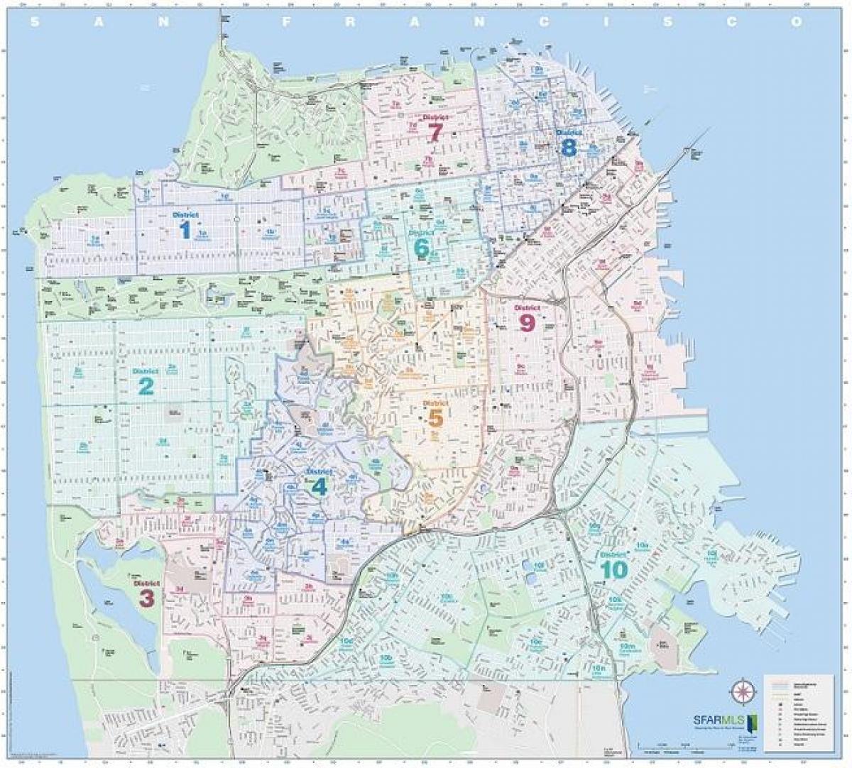 San Francisko mpms map