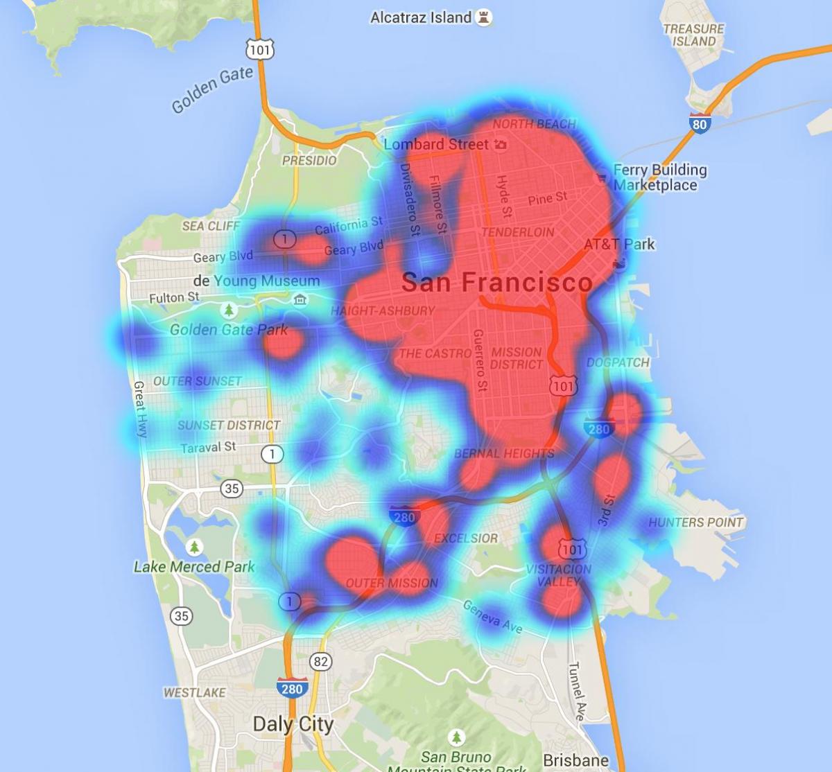 ngrohjes hartë San Francisko