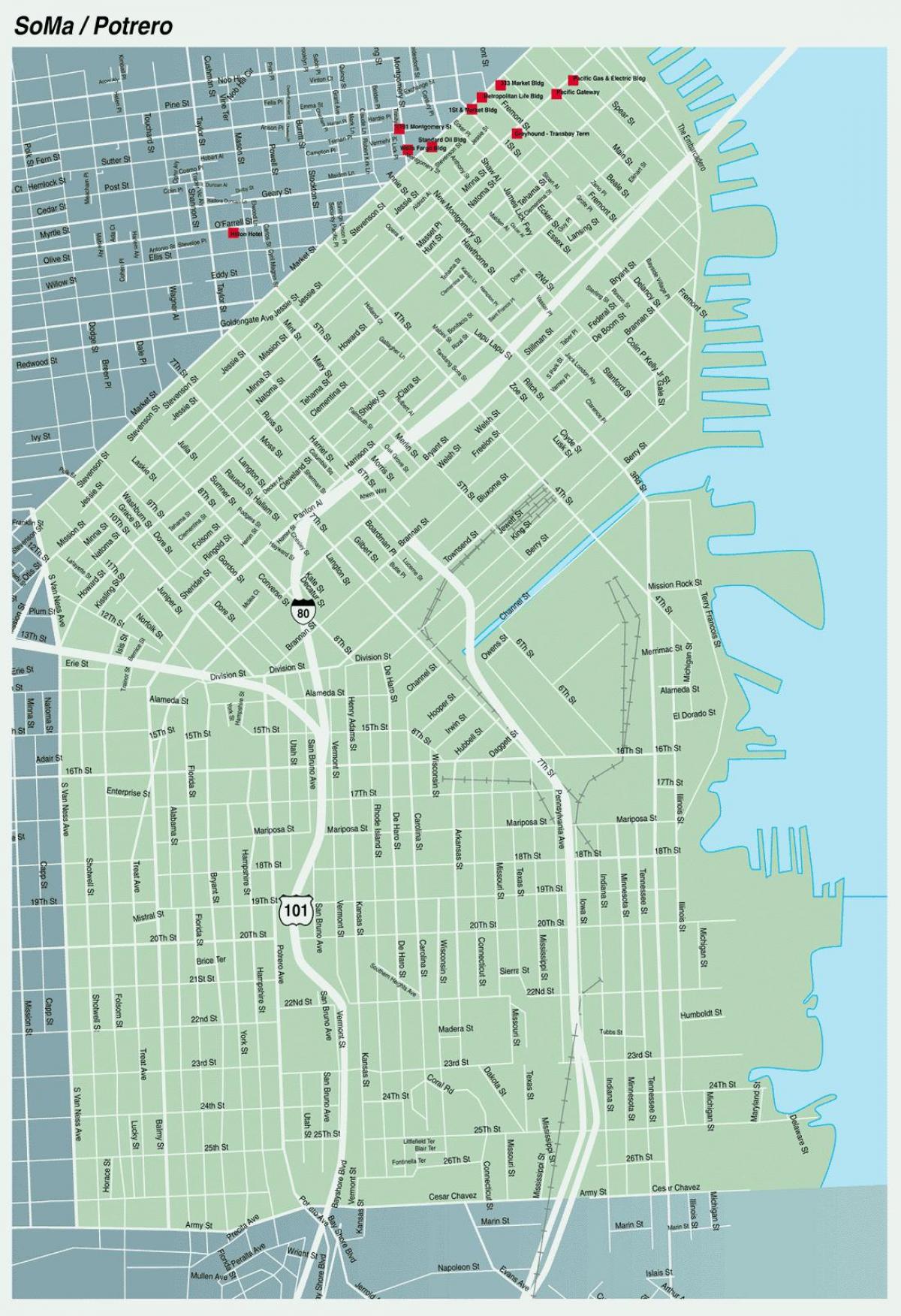 harta e soma San Francisko