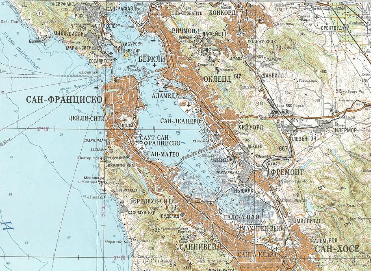 Harta e bashkimit sovjetik, San Francisco