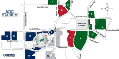At&t park parking hartë