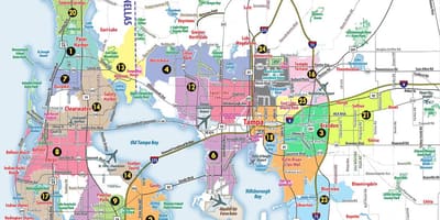 San Francisco bay area kodi zip hartë