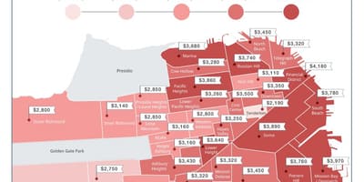 Bay area me qira çmimet e hartes