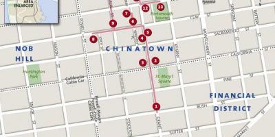 Harta chinatown San Francisko