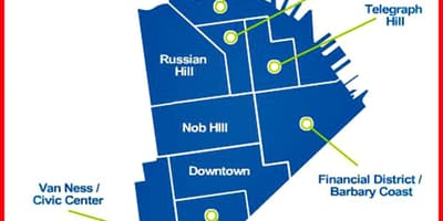 Fileto distriktit në San Francisko hartë