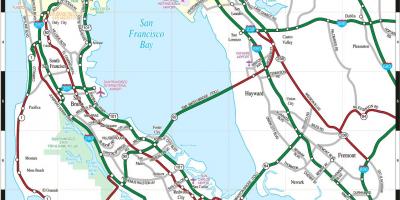Harta e San Francisco bay area