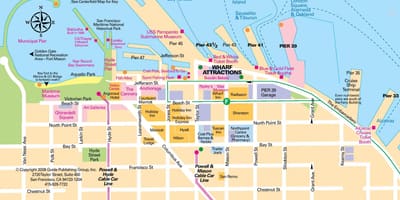 Harta peshkatar është skelë San Francisko