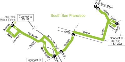 Harta e San Francisco të shkollave fillore