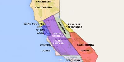 San Francisco të kalifornisë në hartë