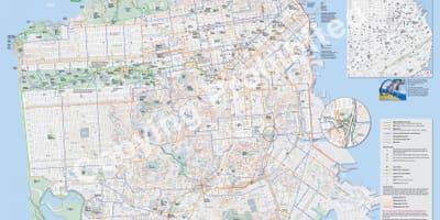 Harta e San Franciskos biçikletë