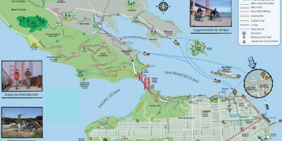Harta e San Franciskos bike tour