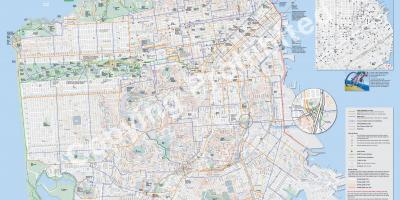 Harta e San Franciskos biçikletë
