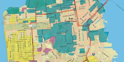 Harta e San Franciskos gis