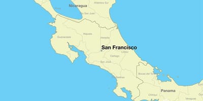 Harta e San Francisko në një botë