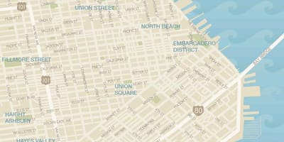 Harta e San Franciskos veshjeve të qarkut