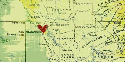 Zemrat në San Francisko në hartë