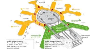 SFO terminal 2 porta hartë