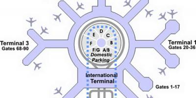 Harta e SFO terminal g
