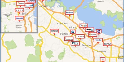 Harta e silicon valley turne