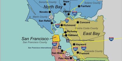 Harta e jugut, San Francisco bay area