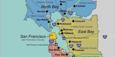 Harta e jugut, San Francisco bay area