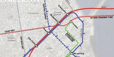 Harta e transbay terminal