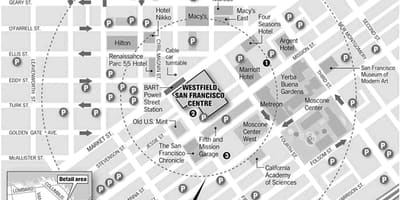 Harta e westfield të San Franciskos